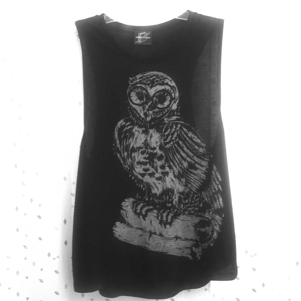 Owl Tank Top NWOT